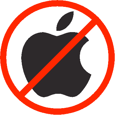 noAPPLE-Logo