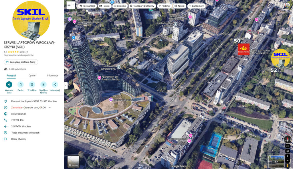 Naprawa / Serwis Laptopów Wrocław